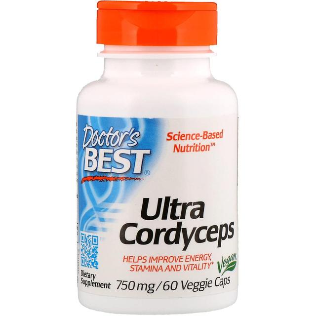 Doctor's Best, Ultra Cordyceps, 750 mg, 60 Veggie Caps on Productcaster.