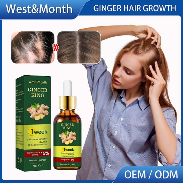 Congjing Natural Ginger Hair Essence Nutrient Solution Deoiling Of 30ML on Productcaster.