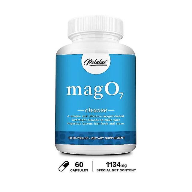 Premium Mag O7 kapsler, oxygenerer fordøjelsessystemet, tyktarm renser og afgifter, lindrer forstoppelse, ikke-GMO 60 Capsules on Productcaster.