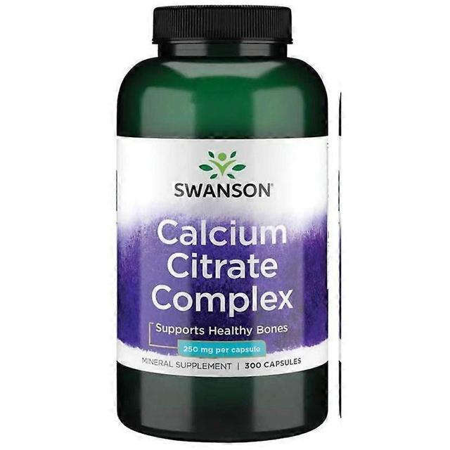 Swanson Calcium Citrate Complex 250mg Capsules 300 on Productcaster.