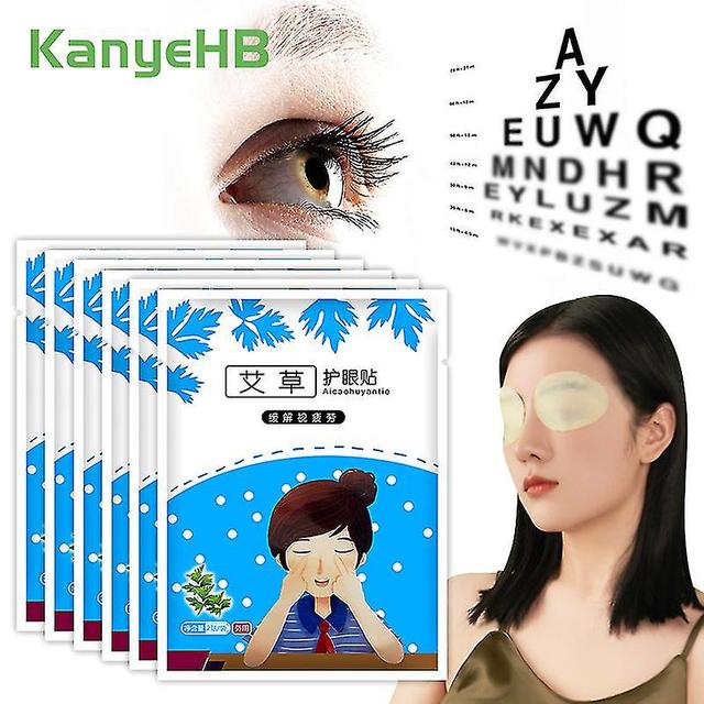 Mja 12pcs=6bags Eye Vision Improve Patch Promote Eyes Blood Circulation Wormwood Herbal Eye Care Patch Relieve Dry Eyes Fatigue A897 on Productcaster.