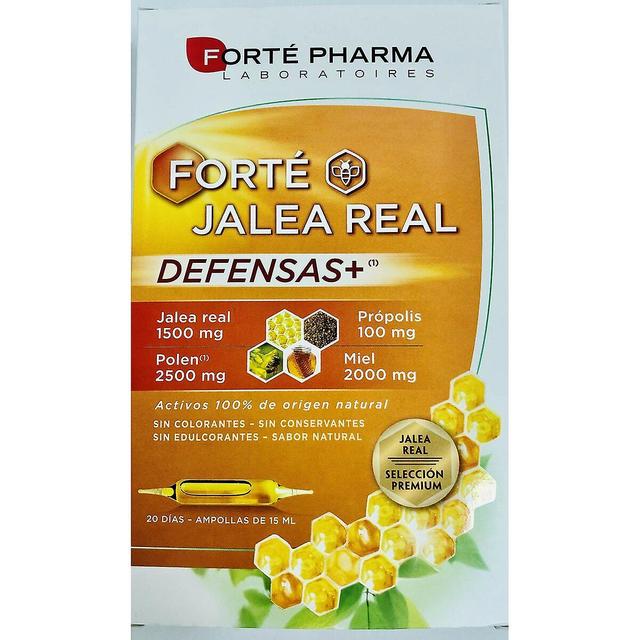 Royal jelly FortÃ Pharma Defensas+ 20 Units on Productcaster.