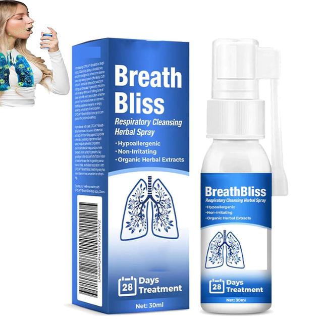 Denstyle Breathbliss Atemwegsreinigung Kräuterspray, Lungenreinigungsspray, Natürliches Kräuterspray zur Unterstützung der Lunge und der Atemwege 1pcs on Productcaster.