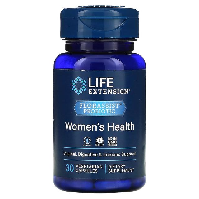 Life Extension, FLORASSIST Probiotic, Women's Health, 30 Vegetarian Capsules on Productcaster.