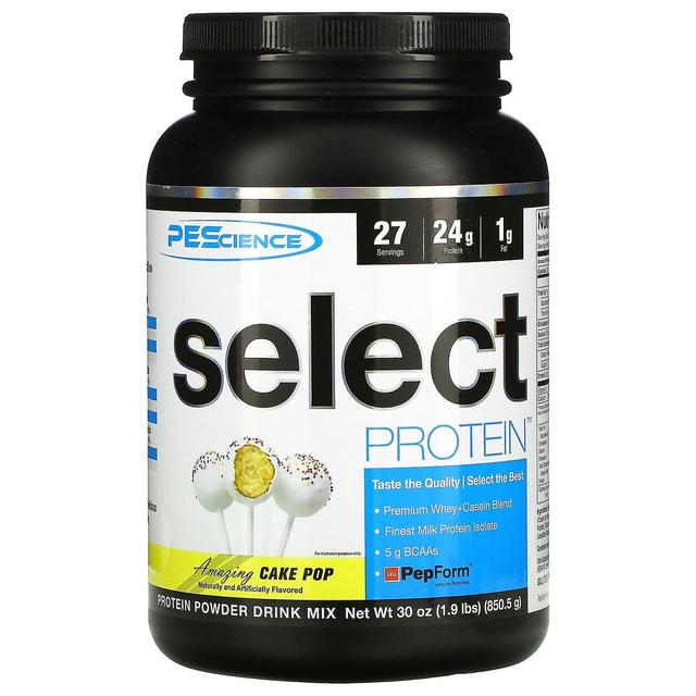 PEScience, Vælg protein, Fantastisk kagepop, 1,9 lbs (850,5 g) on Productcaster.