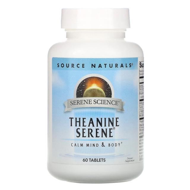 Source Naturals, Serene Science, Theanine Serene, 60 Tablets on Productcaster.