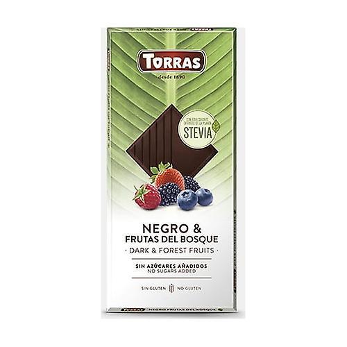 Torras Stevia čierne lesné ovocie 125 g (čokoláda) on Productcaster.