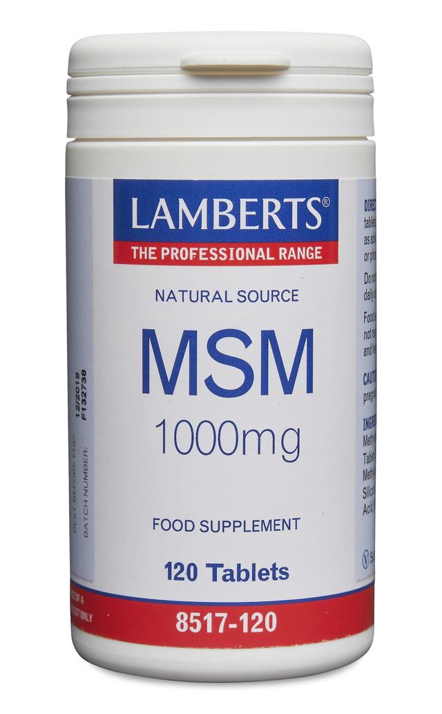 Lamberts msm 1000mg 120-talet on Productcaster.