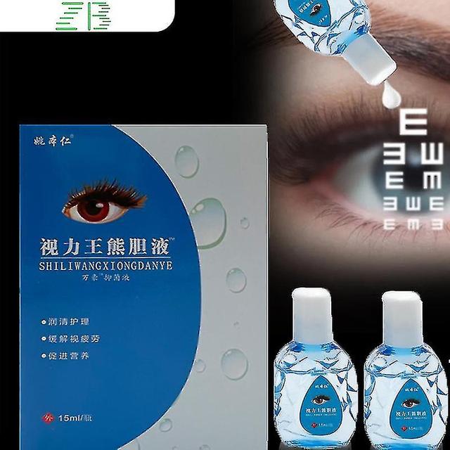 Youlaicai 15ml Eye Drop Clean Discomfort Get Rid Fatigue Antibacterial Solution Easy To Use Eye Drop Helper For All Ages Works Liquid on Productcaster.