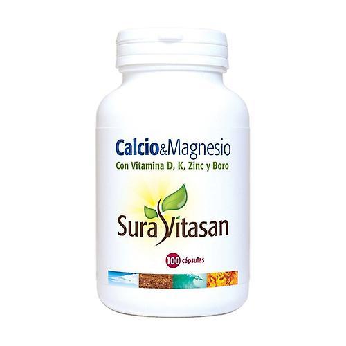 Sura Vitasan Calcium and Magnesium with vitamin D, Zinc and Boron 100 capsules on Productcaster.