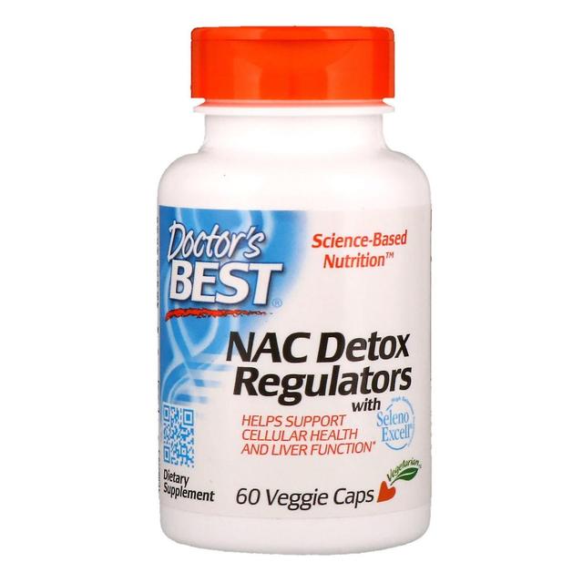 Doctor's Best, NAC Detox Regulatorer, 60 Veggie Caps on Productcaster.