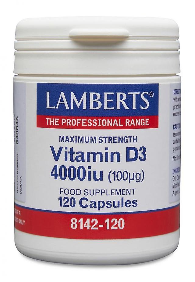 Lamberts vitamin d3 4000iu 120's on Productcaster.