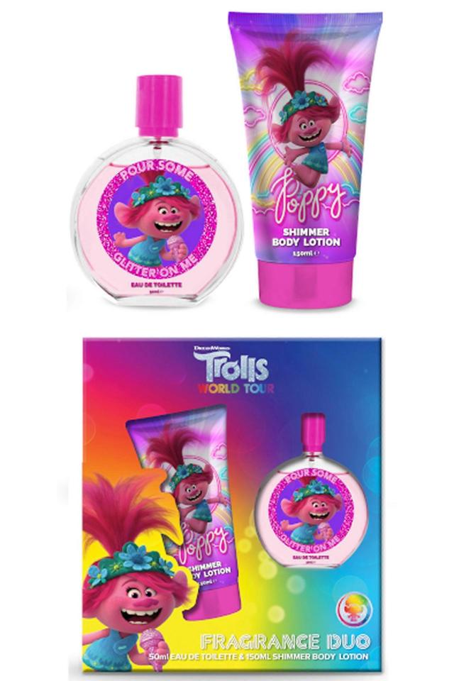 Trolls Dreamworks Trolls World Tour Dreamworks Eau de Toilette Spray 50ml Loção Shimmer Corpo 150ml on Productcaster.