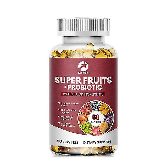 Huamade Kexinsh Super Fruits And Veggies Capsules Natural Vegetable Probiotic Capsule Filled With Vitamins And Minerals 60 fruit on Productcaster.