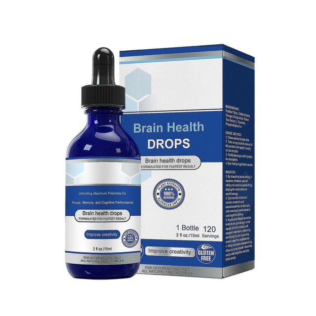 Frusde Brain Health Drops, Stress Relief eterisk olja, terapeutisk kvalitet Stress Relief Oil, Natural Stress Relief oljor för avkopplande, lugnand... on Productcaster.