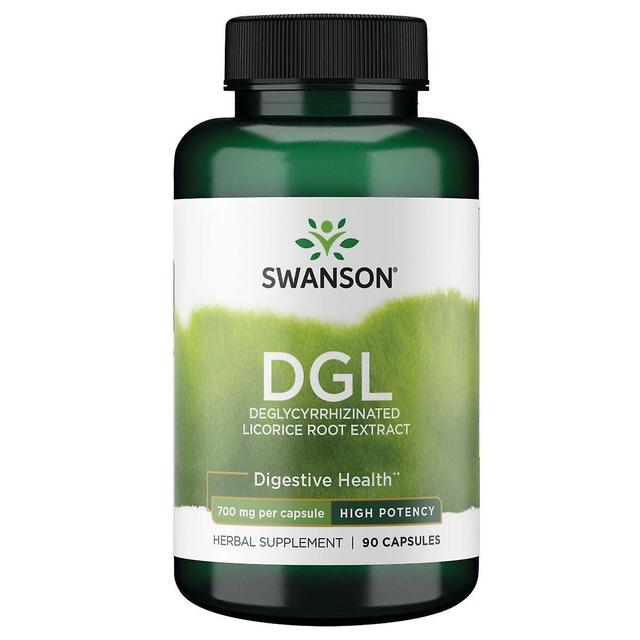 Swanson DGL Extrait de Racine de Réglisse Déglycyrrhiziné 700mg 90 Gélules on Productcaster.