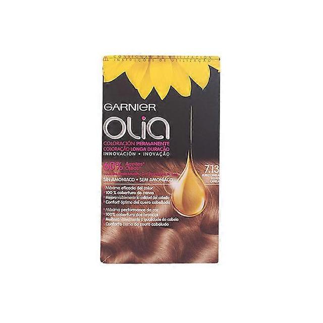 Garnier olia permanent coloring 7,13 blonde cinnamon hair dye on Productcaster.