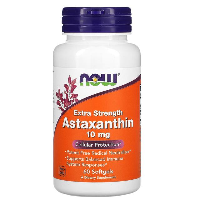 NOW Foods, Astaxanthin, 10 mg, 60 Softgels on Productcaster.