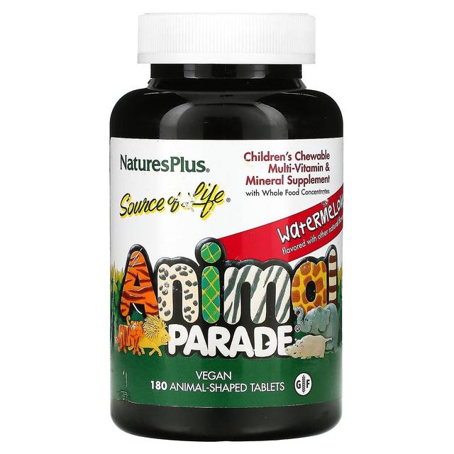 Nature's Plus NaturesPlus, Source of Life, Animal Parade, Children's Chewable Multi-Vitamin & Mineral Supplement, on Productcaster.