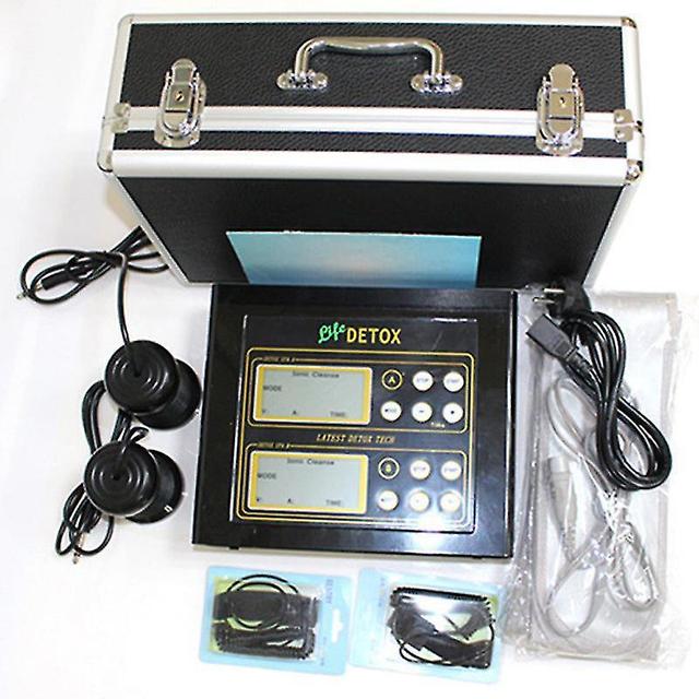 Dual-User Detox Machine Ion Cleanse Ionic Detox Pediluvio Aqua Cell Spa Machine Pediluvio Far Infrare on Productcaster.