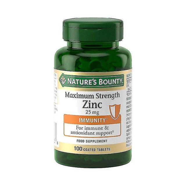 Weijianuo Nature's Bounty Maximálna sila zinku 25mg 100 (12536503) on Productcaster.