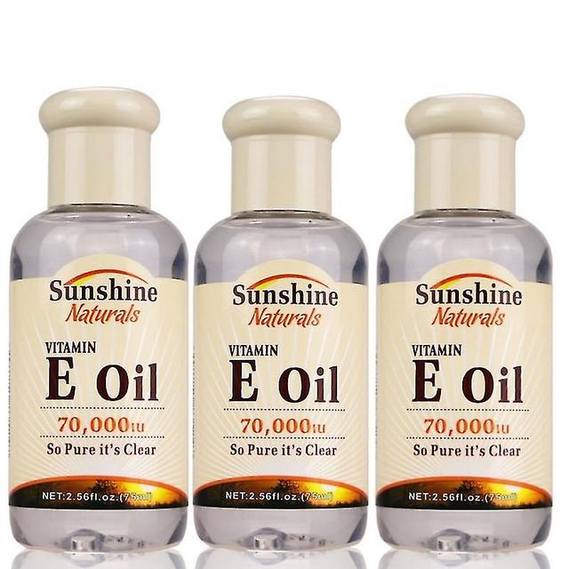 3pcs Vitamin E Oil 100% Natural Carrier For Skin Massage Organic Nails Beauty Care on Productcaster.