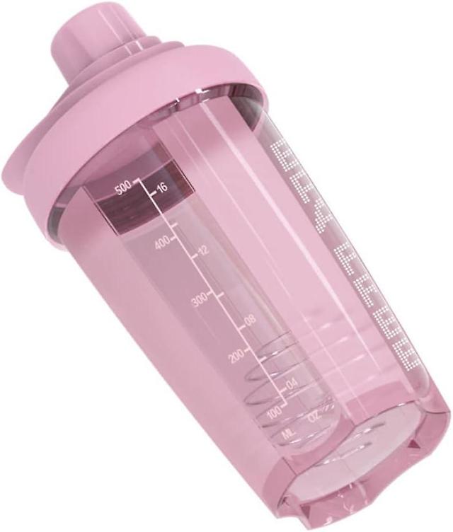 Protein Mixer Shaker Bottle With Twist And Lock Portable Pre Workout Protein Drink Shaker Cup,smoothies And Shakes(pink) on Productcaster.