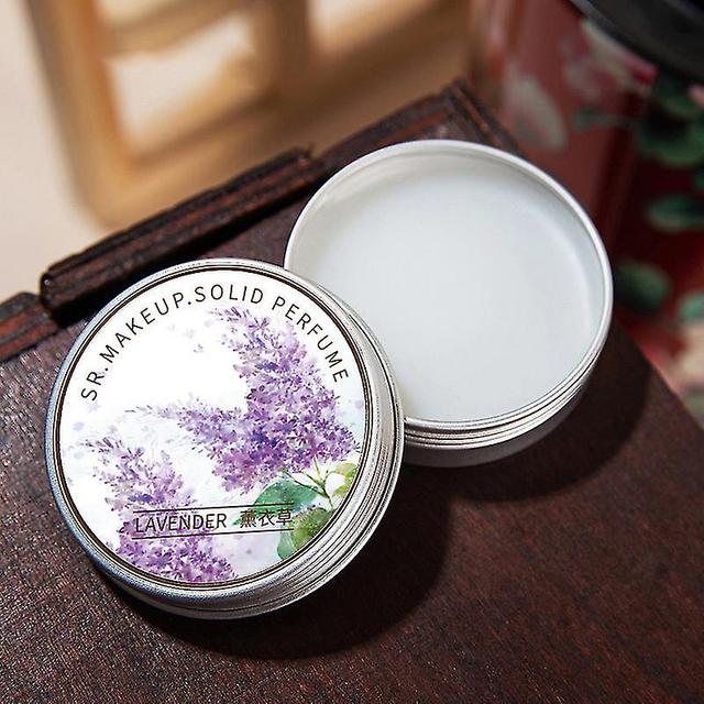 Solid Perfume, Portable Pocket Balm Perfume, Women Solid Perfume Natural Fragrance Parfum Elegant Women's Gift Lavender on Productcaster.