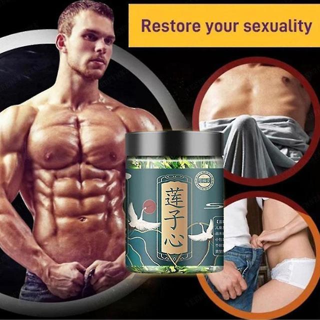 2pcs Lotus Seed Core Tea For Men Heart Energy Lianzixin Kidney Care Toning Boost on Productcaster.