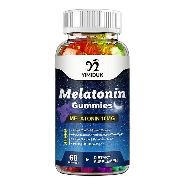 Eccpp Mélatonine Gummies 10 mg Supplément de sommeil adulte Aider le sommeil profond à sauver soulager l’insomnie Mélatonine pour Audlt Personnes â... on Productcaster.