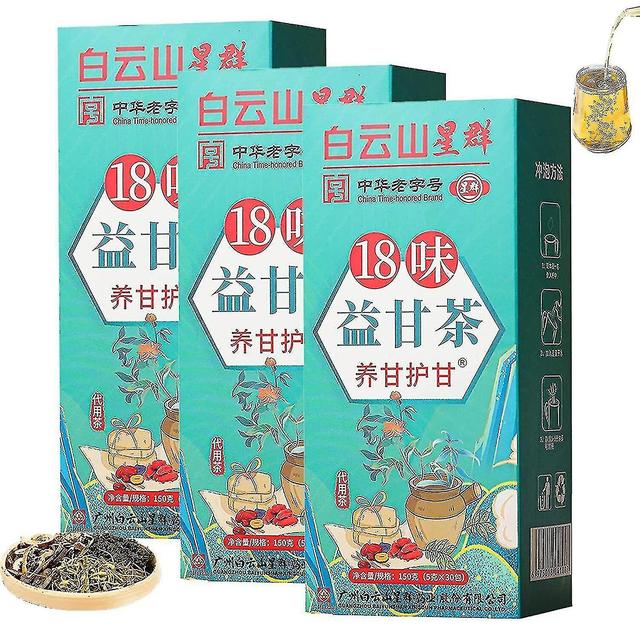 Daily Liver Tea - Yigan Tea With 18 Flavors - 90pcs For Liver Detox And Health on Productcaster.