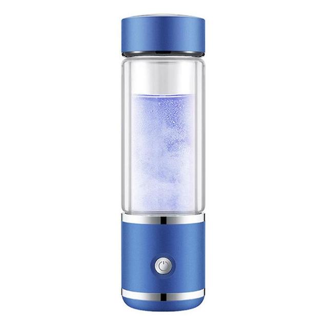 300Ml High H2 and Orp Hydrogen Generator Water Ionizer Bottle with Electrolysis Technology Blue on Productcaster.