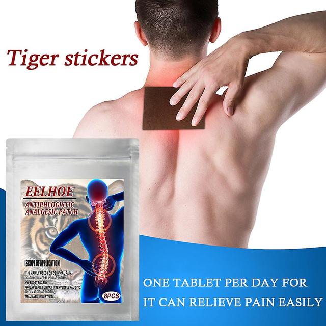 8pcs/bag Chinese Herbs Pain Plaster For Joint Pain Osteoarthritis & Rheumatism A on Productcaster.