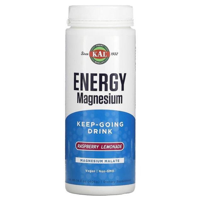 KAL, Energy Magnesium, Keep-Going Drink, Raspberry Lemonade, 14.3 oz (405 g) on Productcaster.