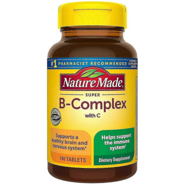 Nature Made Natuur gemaakt super b-complex tabletten, 140 ea on Productcaster.