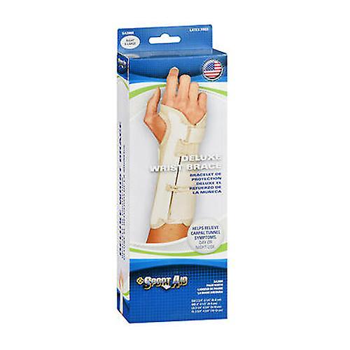 Scott Specialties Sportaid Wrist Brace Deluxe Right, Beige X-Large 1 each (Pack of 1) on Productcaster.