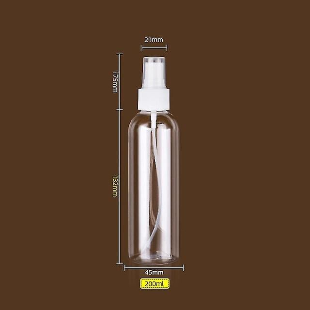 Sjioh 1pc Portable Empty Spray Disinfectant Bottles Refillable Bottles Travel Transparent Plastic Perfume Bottle Toxic Free And Safe 200ml on Productcaster.