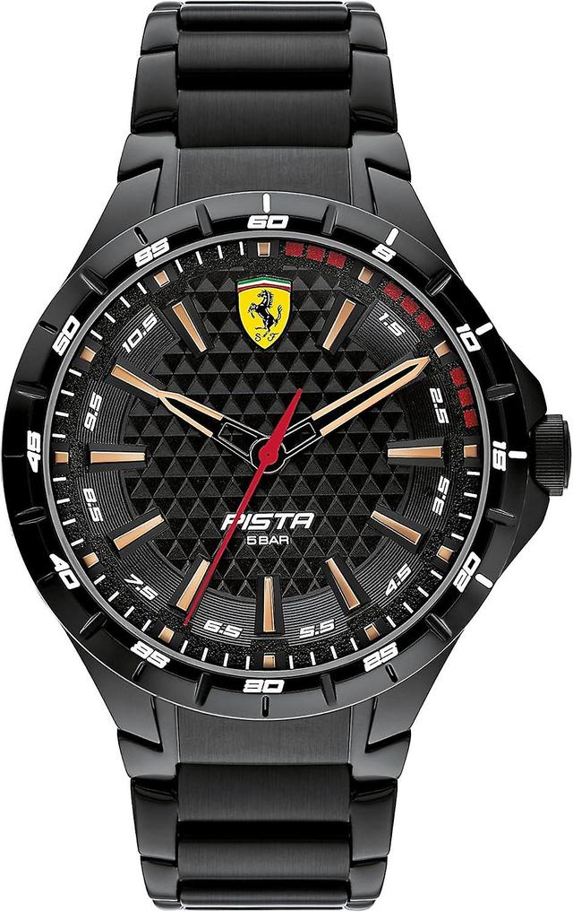 Ferrari herreklokke 0830866 sølv og svart on Productcaster.