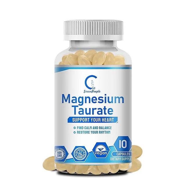 Sofirn GPGP Greenpeople Magnesium Taurine Capsule 3 in 1 Mineral Supplement Nerve, Myocardium and Muscle Health 10pcs on Productcaster.