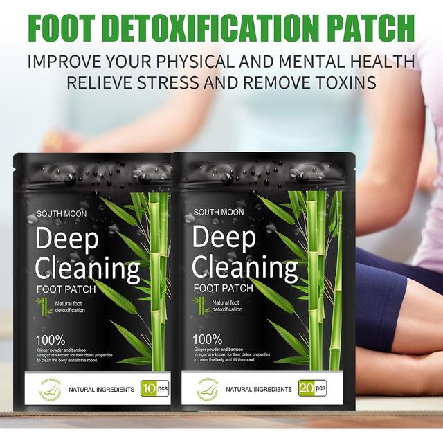 Sleep Body Toxins Feet Slimming Cleansing Herbal Adhesive Detox Foot Patches Pads For Stress FF QE2024 30PCS on Productcaster.