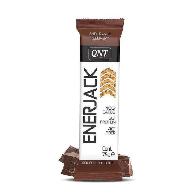 QNT Enerjack Protein Bars - Udholdenhed &Recovery - 75 g - Pakke med 12 Dobbelt Choc on Productcaster.