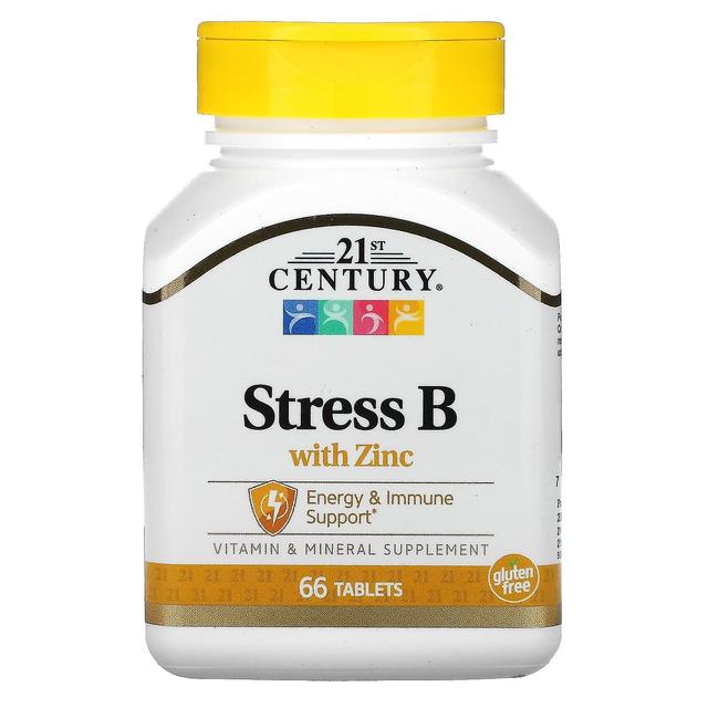 21st Century, Stress B with Zinc, 66 Tablets on Productcaster.