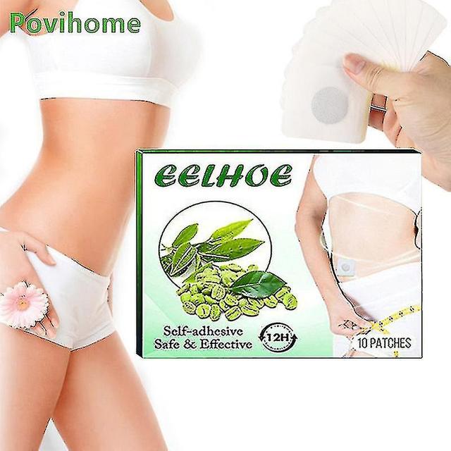 10pcs/box Herbal Slimming Patch Lose Weight Arms Thighs Abdomen Cellulite Removal Belly Button Sticker Fat Burning Plaster on Productcaster.