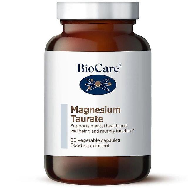 BioCare Magnesium Taurate Vegicaps 60 (18360) on Productcaster.