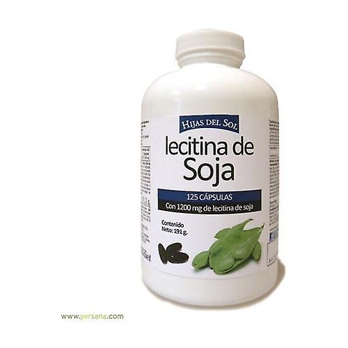 Hijas del Sol Soy lecithin 125 softgels of 1200mg on Productcaster.