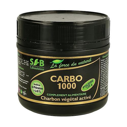 Sfb Laboratoires Carbo 1000, activated vegetable charcoal powder 150 g of powder on Productcaster.