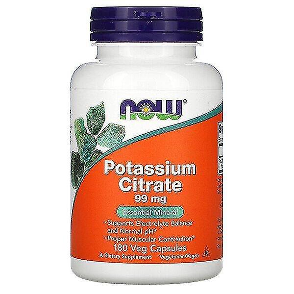 Now Foods, Potassium Citrate, 99 mg, 180 Veg Capsules on Productcaster.