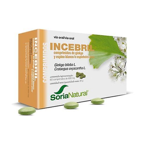 Soria Natural Incebril Ginkgo and White Hawthorn 60 tablets on Productcaster.