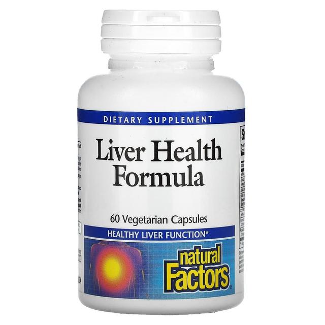 Natural Factors, Liver Health Formula, 60 Vegetarian Capsules on Productcaster.