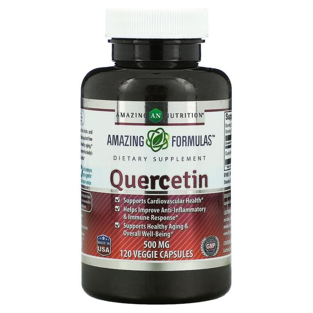 Amazing Nutrition, Quercetin, 500 mg, 120 Veggie Capsules on Productcaster.